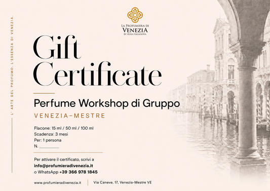 Buono regalo digitale per Perfume Workshop a Venezia-Mestre