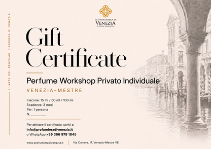 Buono Regalo Digitale — Perfume Workshop a Mestre (Venezia)