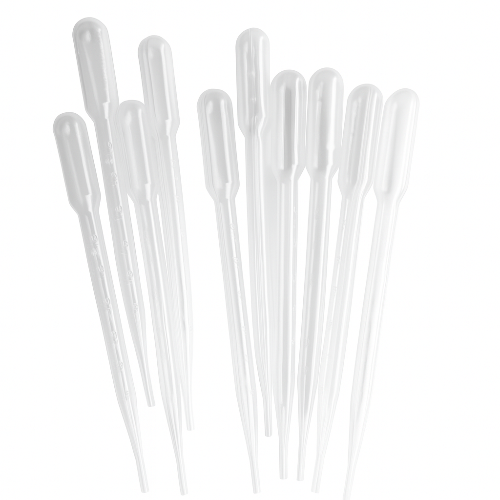 Pipetta Pasteur graduata in polietilene, 3 ml, non sterile - 10 pz.