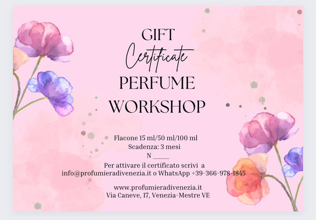 Buono Regalo Perfume Workshop