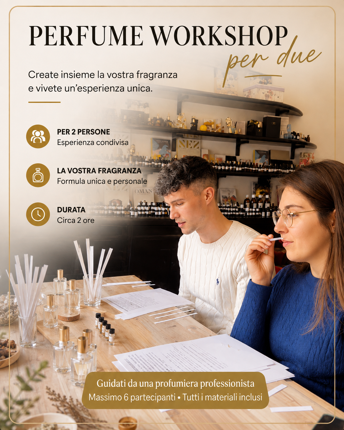 Perfume Workshop Privato per Due a Mestre (Venezia)