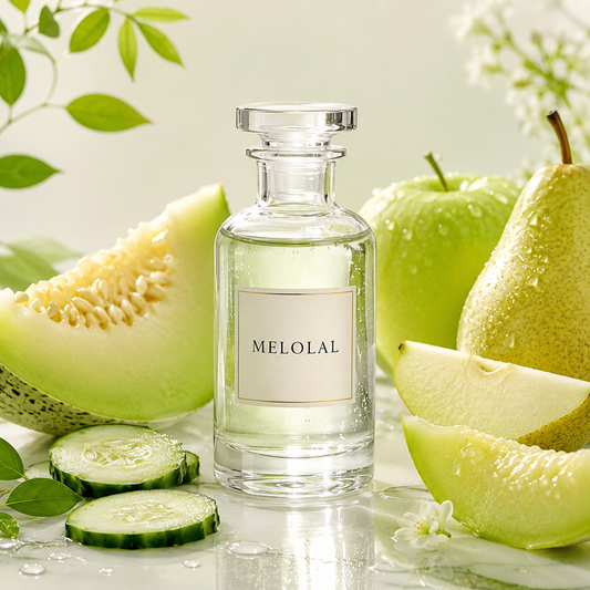 MELOLAL – fruity, green and juicy note with hints of apple, pear and melon